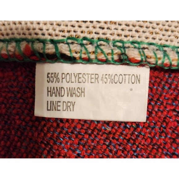 Tapestry Table Runner Bless Our Home Americana Country Houses - Picture 5 of 5